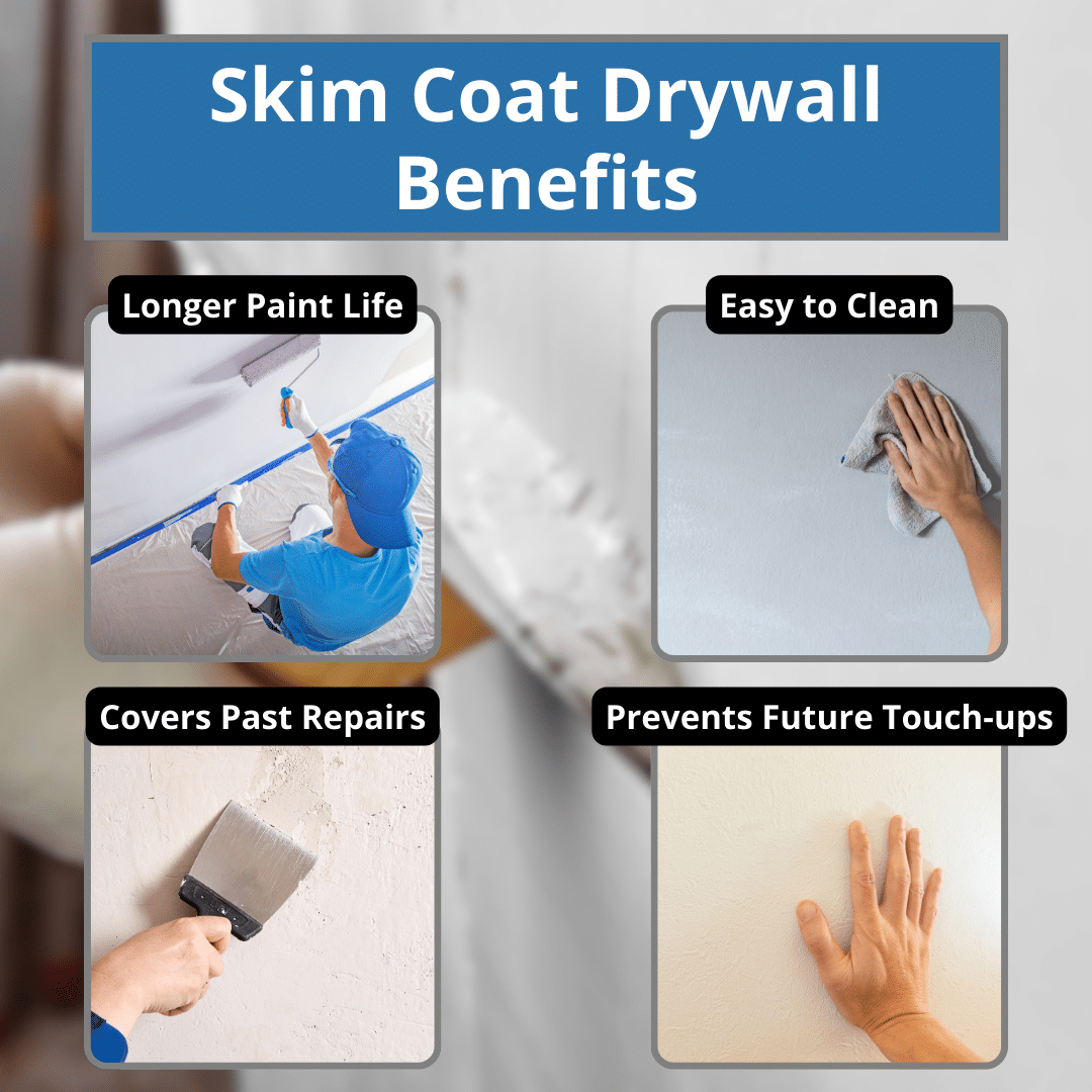 Skim coat drywall benefits