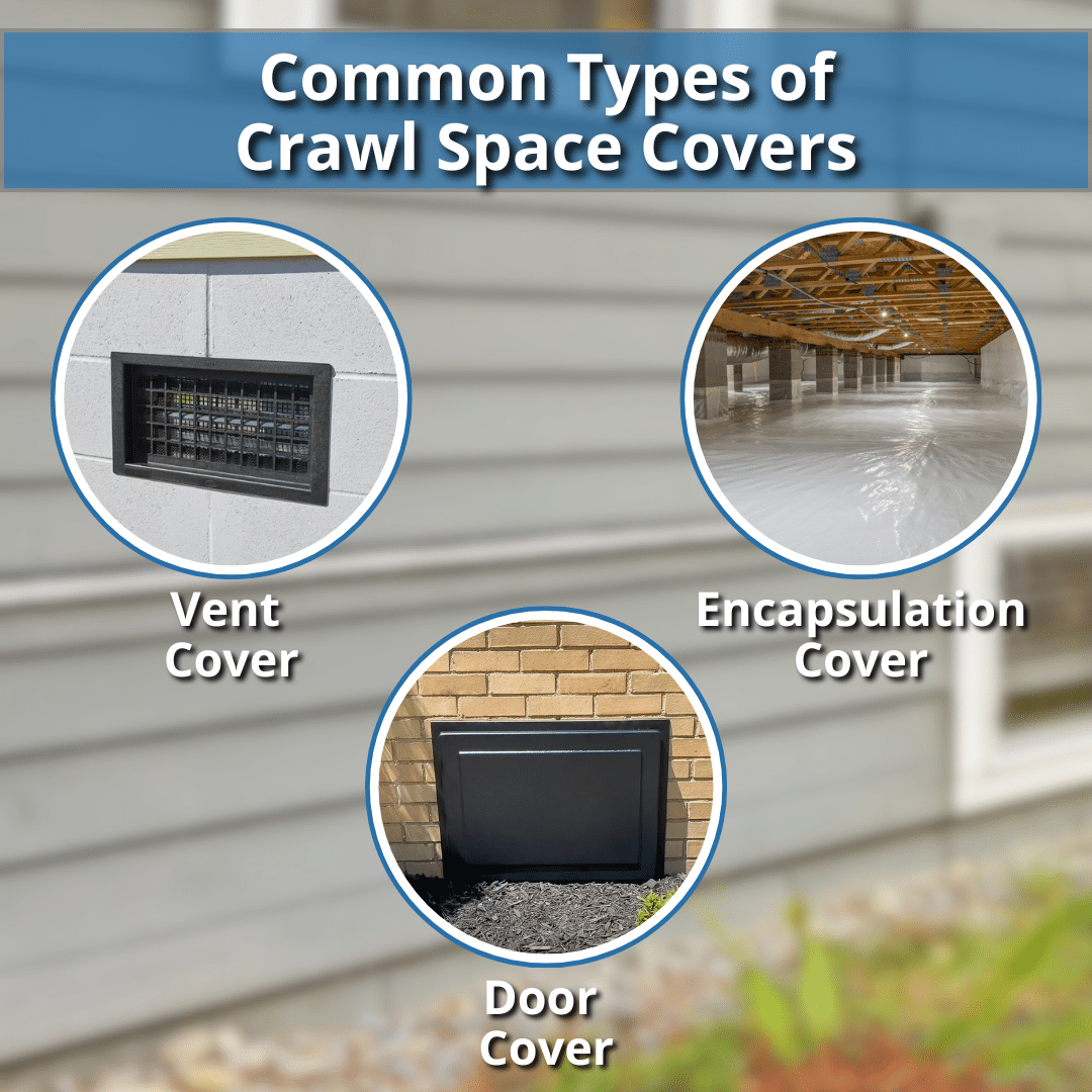 common crawl space covers