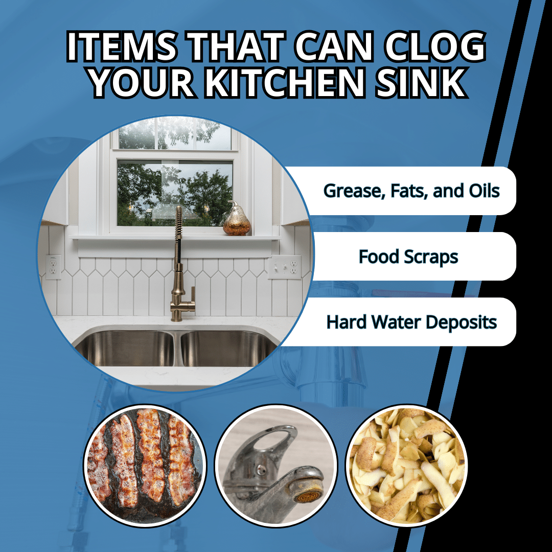 items that can clog your kitchen sink