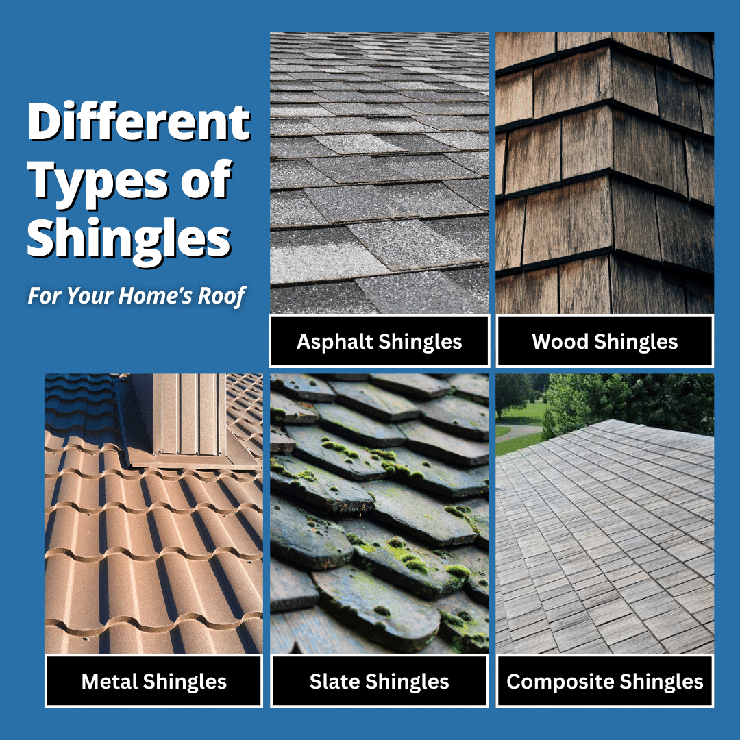 types of roofing shingles